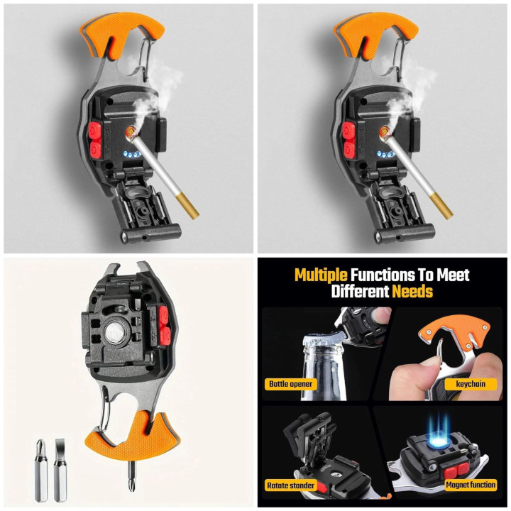 Multifunction Cob Light With Lighter