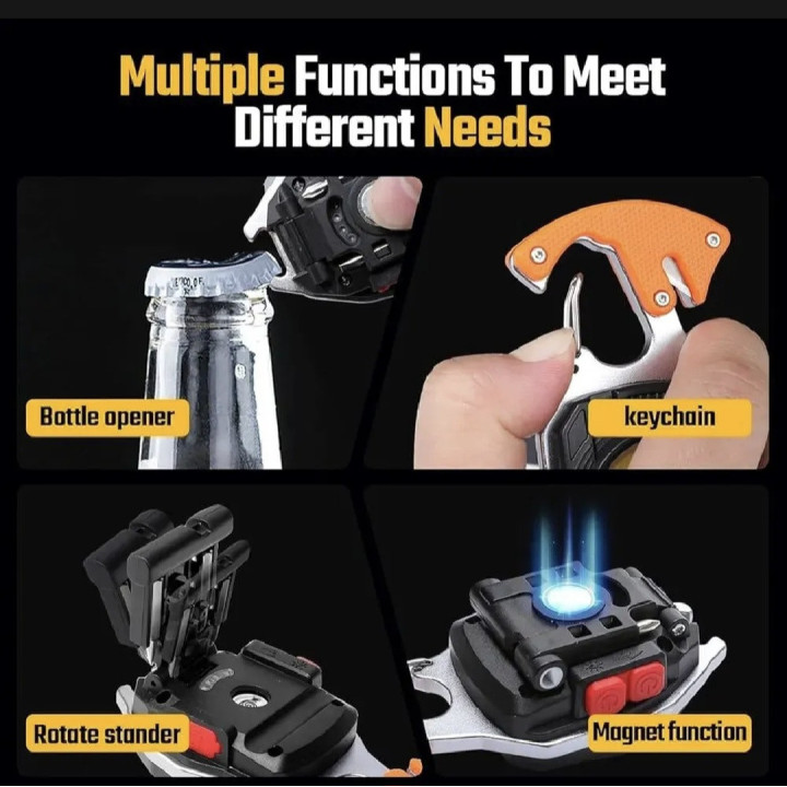 Multifunction Cob Light With Lighter