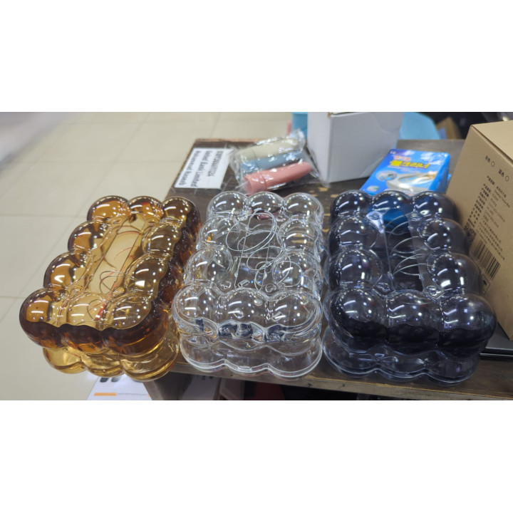 Acyrlic Bubble Tissue Box Transparent
