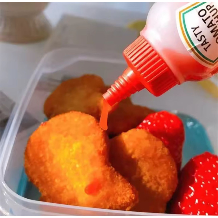 Pack of 2 Mini Ketchup/Sauce Bottles